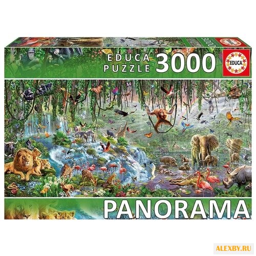 Пазл Educa Panorama Джунгли