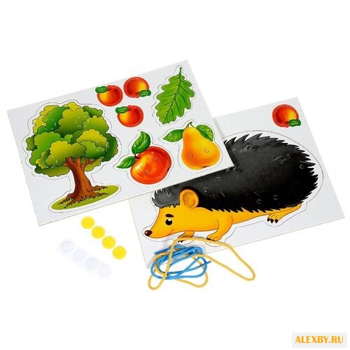 Шнуровка Vladi Toys Ежик в лесу