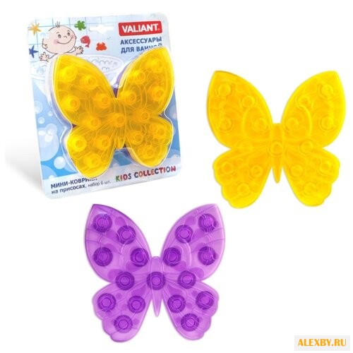 Коврик для ванной Valiant Мотылек