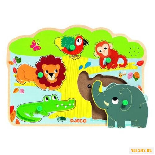 Рамка-вкладыш DJECO Джунгли