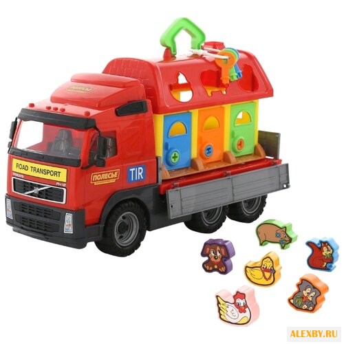 Грузовик Полесье Volvo и домик