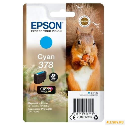 Картридж Epson C13T37824010