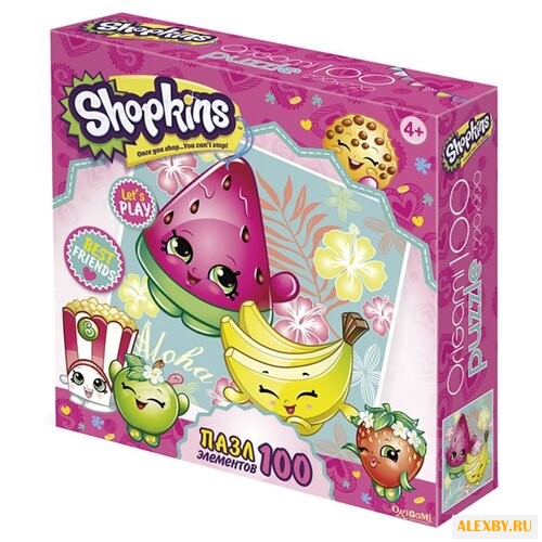 Пазл Origami Shopkins Aloha