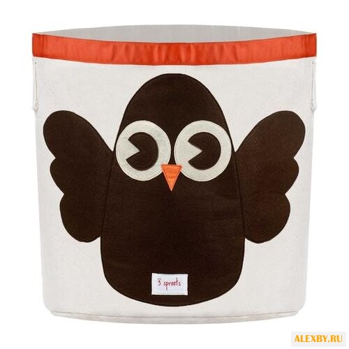 Корзина 3 Sprouts Сова 43х45 см