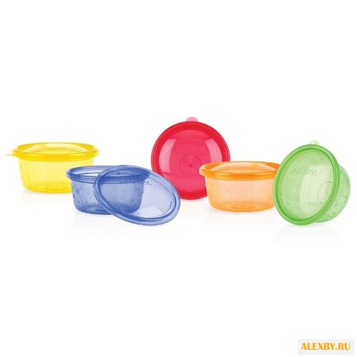Набор контейнеров Nuby Wash or