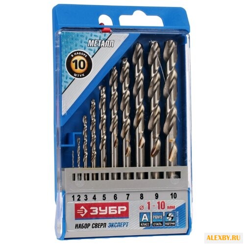 Набор сверл ЗУБР МЕТ-Ш