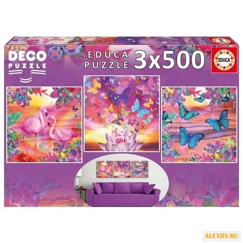 Набор пазлов Educa Тропические