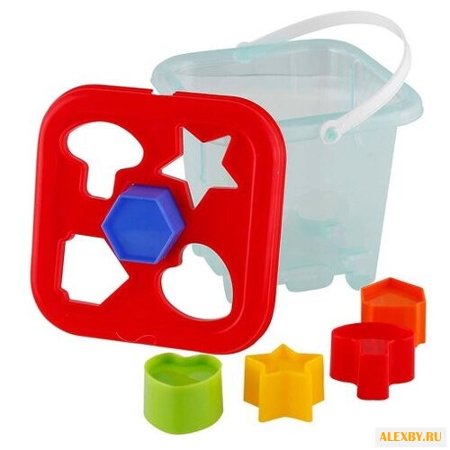 Сортер pilsan Ведро с фигурками