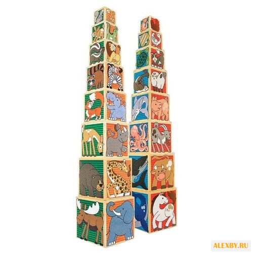 Кубики Melissa & Doug Animal