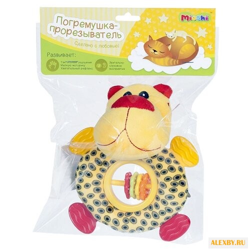 Прорезыватель-погремушка Mioshi
