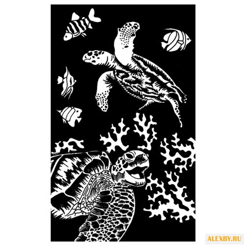 Гравюра Reeves Черепаха PPSFM9