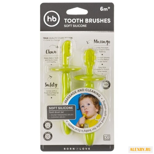 Набор щеток Happy Baby Silicone