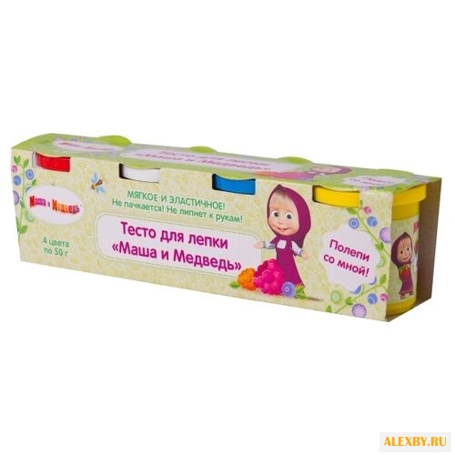 Масса для лепки РОСМЭН Маша и
