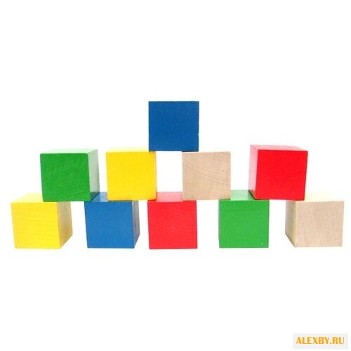 Кубики RNToys цветные Д-634