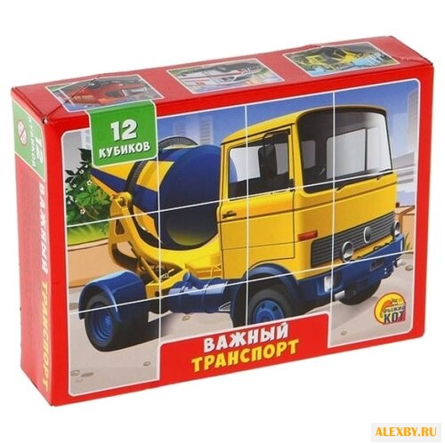 Кубики-пазлы Рыжий кот Важный