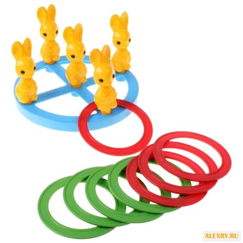 Кольцеброс Пластмастер Зайчики