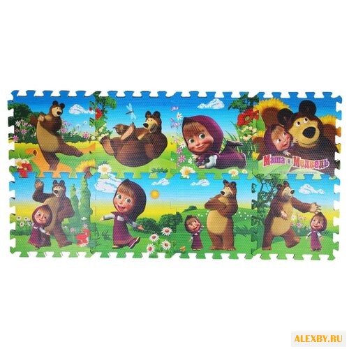 Коврик-пазл Играем вместе Маша