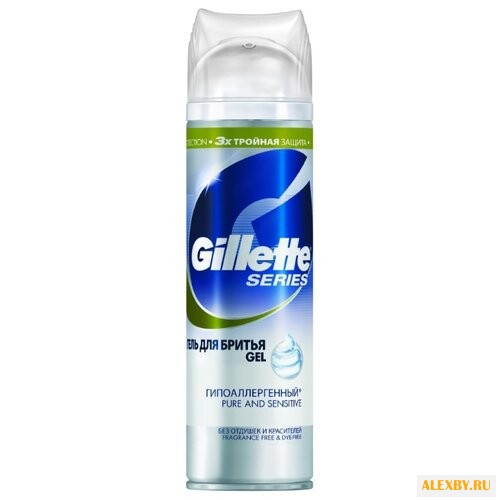 Гель для бритья Series Pure &