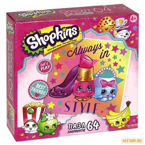 Пазл Origami Shopkins Всегда в