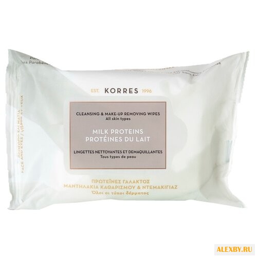 KORRES салфетки очищающие для