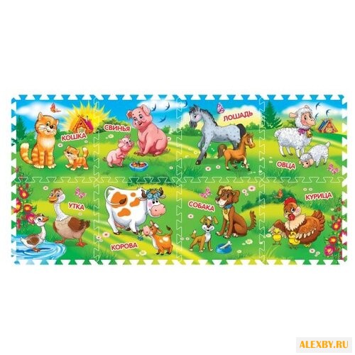 Коврик-пазл Играем вместе