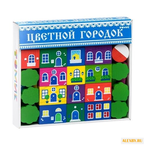 Кубики Томик Цветной городок