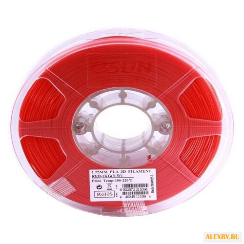 PLA пруток ESUN 1.75 мм красный