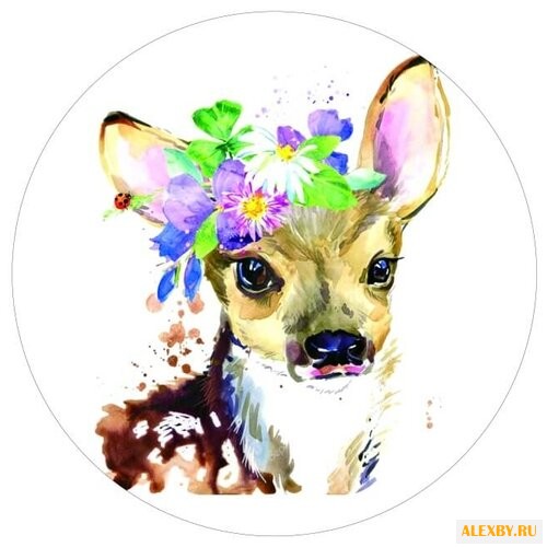 Цветной Вышивка крестом Лесной