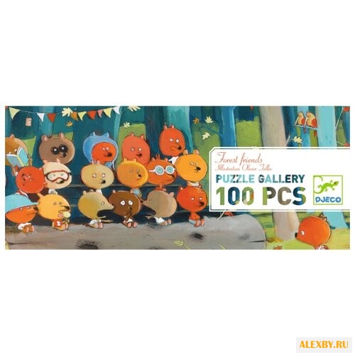 Пазл DJECO Лесные друзья 07636