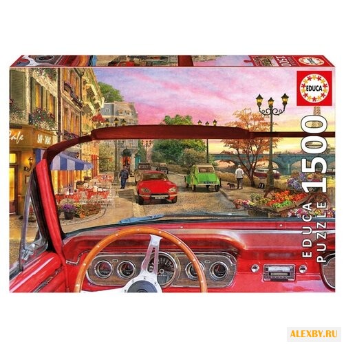 Пазл Educa Париж в автомобиле