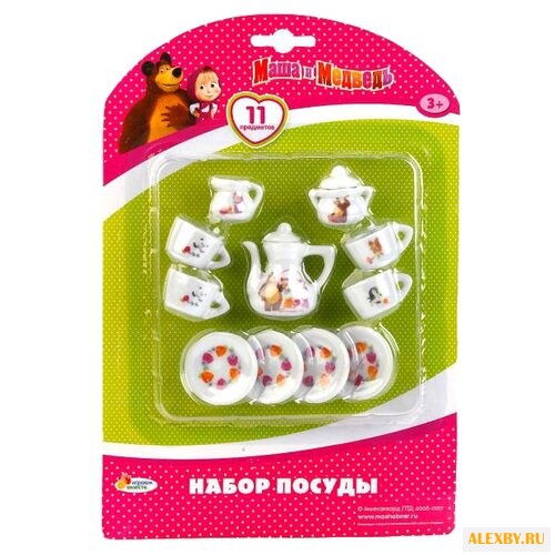 Набор посуды Играем вместе Маша