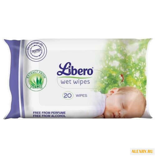 Влажные салфетки Libero Wet