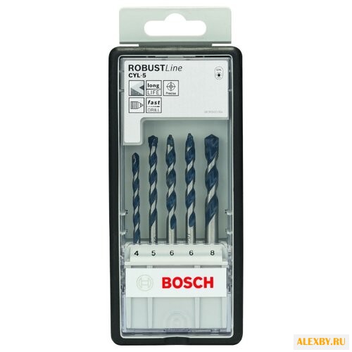 Набор сверл BOSCH Robust Line