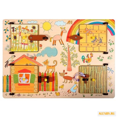 Бизиборд Деревянные игрушки Ферма