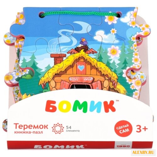 Бомик Книжка-пазл Теремок 793
