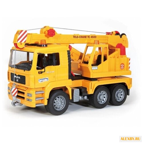 Автокран Bruder MAN с каской