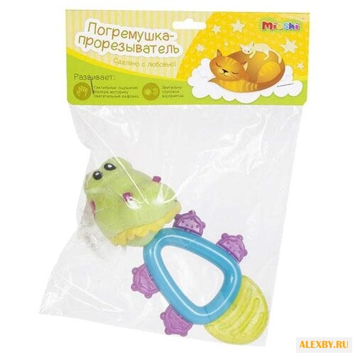 Прорезыватель-погремушка Mioshi