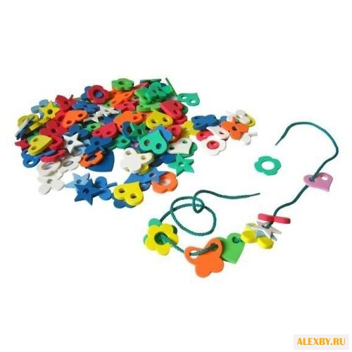 Шнуровка Бомик Ассорти цветы 605