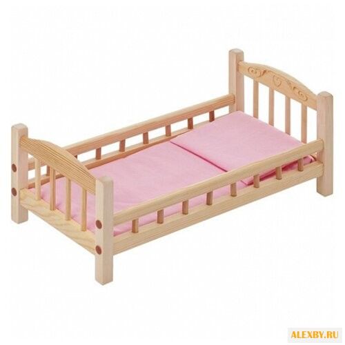 PAREMO Кроватка для куклы с