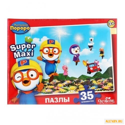 Пазл Origami Пингвиненок Пороро