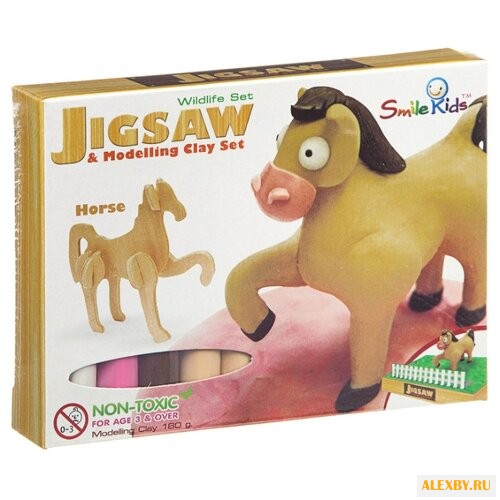 Пластилин Smile Kids Набор Лошадь