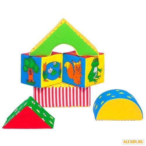 Кубики Мякиши Домики