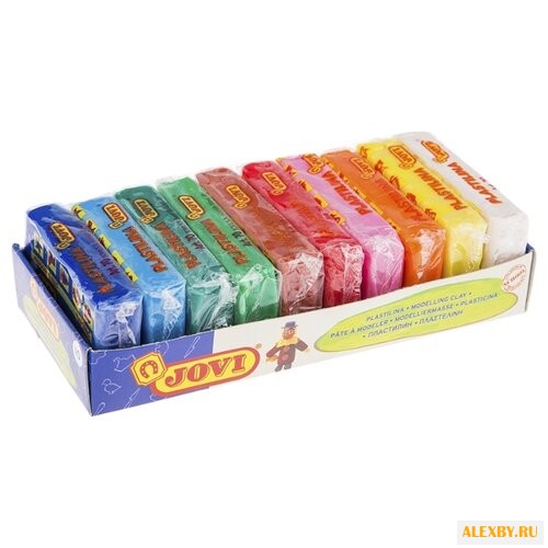 Пластилин JOVI 10 цветов по 50