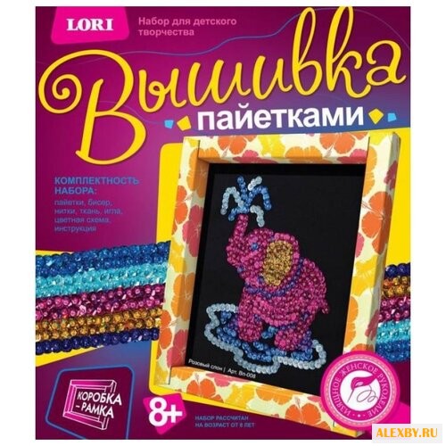 LORI Картина из пайеток Розовый