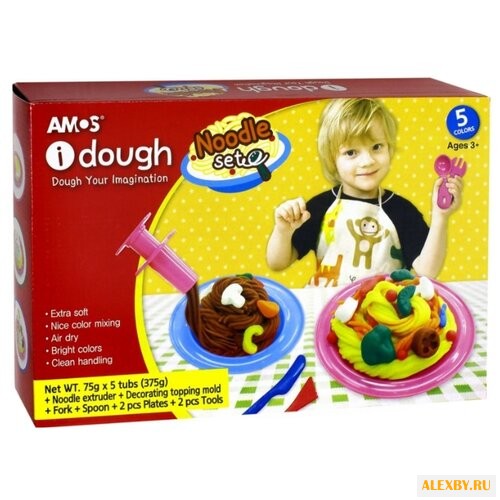 Масса для лепки AMOS Спагетти