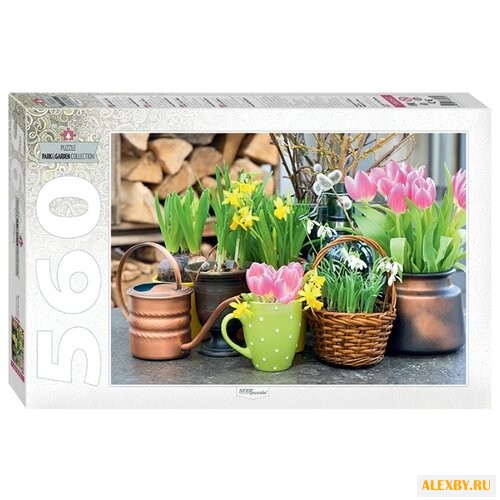 Пазл Step puzzle Весенние цветы