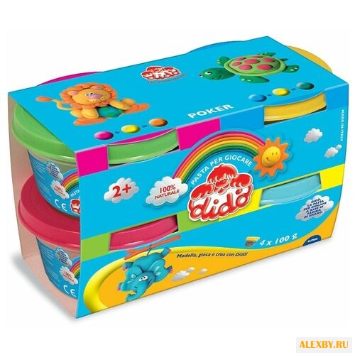 Масса для лепки Dido 4 цвета по