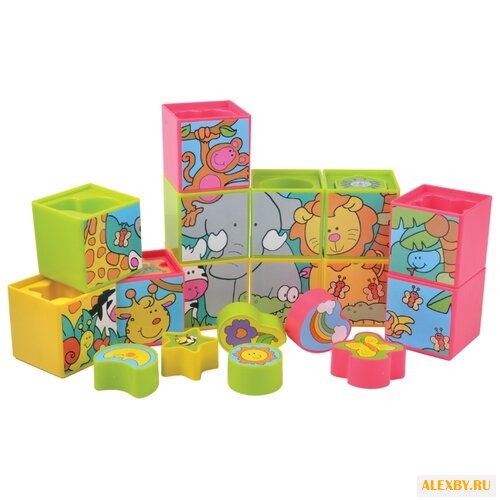 Кубики-пазлы Red box Shape