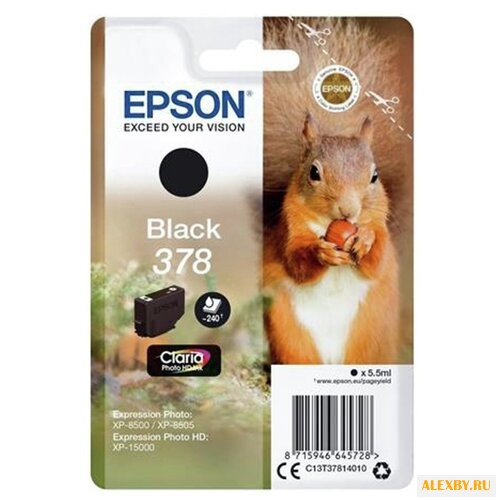 Картридж Epson C13T37814010
