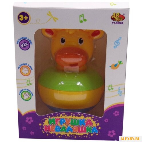 Неваляшка ABtoys Коровка PT-00668